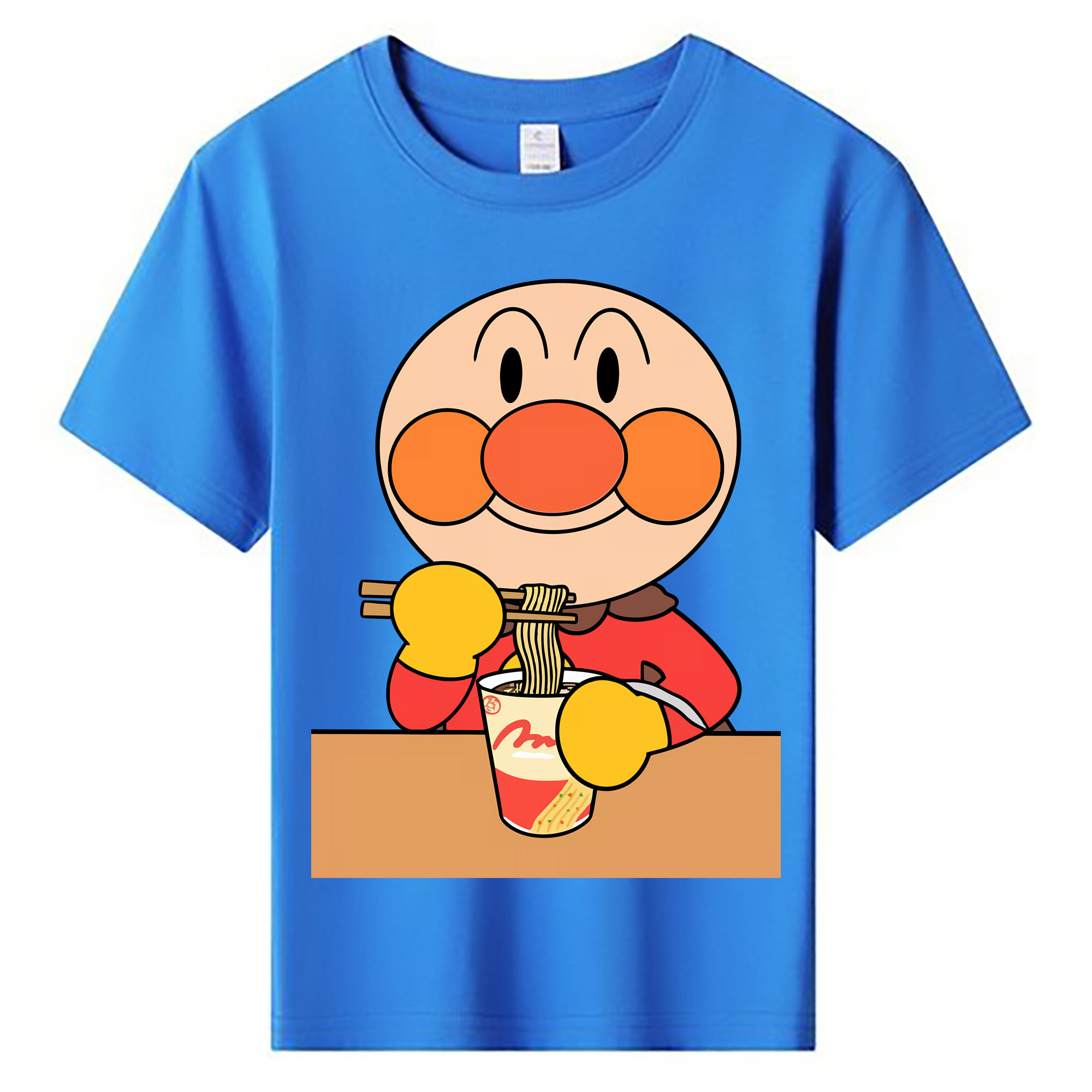 （画像用） アンパンマン Anpanman 綿100％キッズTシャツ（フロントプリント）